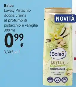 dm drogerie markt Balea Lovely Pistachio doccia crema al profumo di pistacchio e vaniglia offerta