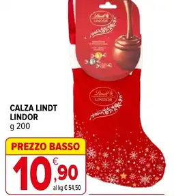 Iperal Calza LINDT LINDOR offerta