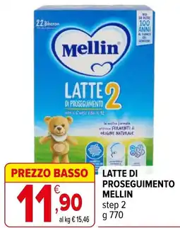 Iperal Latte di proseguimento MELLIN step 2 offerta