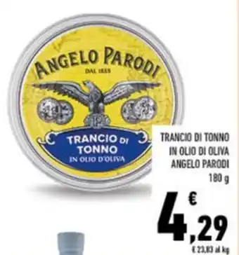 Trancio di tonno in olio di oliva ANGELO PARODI