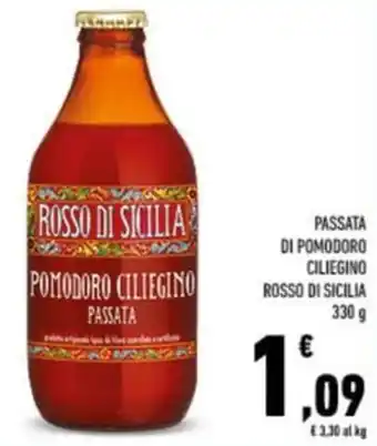 Passata di pomodoro ciliegino ROSSO DI SICILIA
