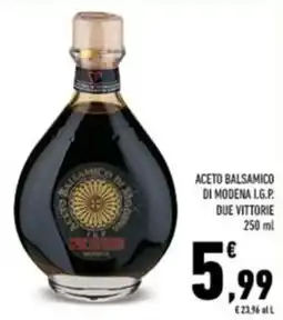 Conad Aceto balsamico di modena I.G.P. due vittorie offerta