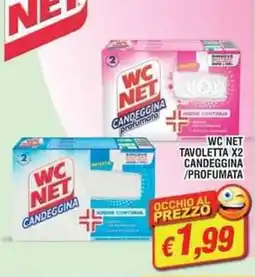 Maury's Wc net tavoletta x2 candeggina /profumata offerta