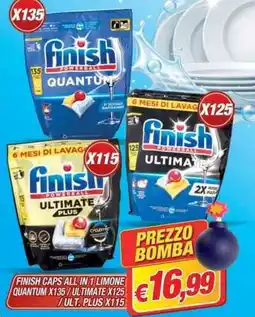 Maury's Finish caps all in 1 limone quantum x135/ultimate x125 /ult. plus x115 offerta