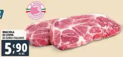 Deco Supermercati Braciola di coppa di suino italiano offerta