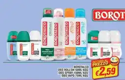 Maury's Borotalco deo roll'on/deo spray/deo vapo offerta