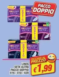 Maury's Lines seta ultra pacco doppio offerta