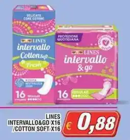 Maury's Lines intervallo&go x16 /cotton soft x16 offerta