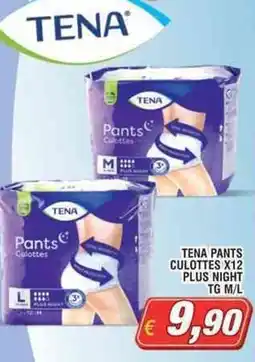 Maury's Tena pants culottes x12 plus night tg m/l offerta