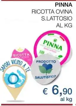 Coop PINNA RICOTTA OVINA S.LATTOSIO AL KG offerta