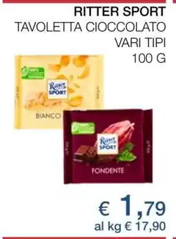 Coop Ritter Sport Tavoletta Cioccolato offerta