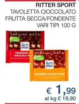 Coop Ritter Sport offerta