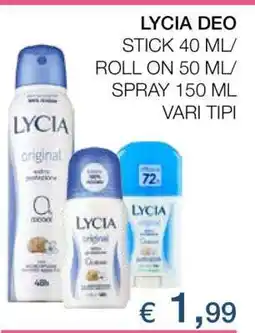 Coop LYCIA DEO offerta