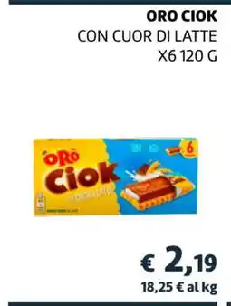 Coop Oro Ciok offerta