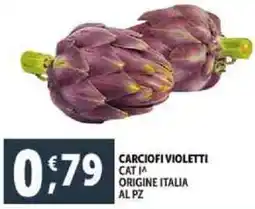 Deco Supermercati Carciofi violetti cati origine italia offerta