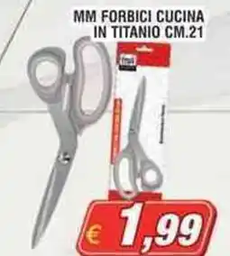 Maury's MM forbici cucina in titanio offerta