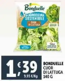 Deco Supermercati Bonduelle cuor di lattuga offerta