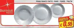 Maury's Prima bianco piatto piano / fondo / frutta offerta