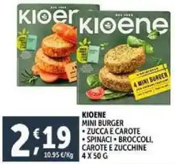 Deco Supermercati Kioene mini burger offerta