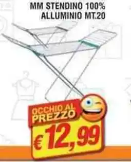 Maury's MM stendino 100% alluminio mt.20 offerta