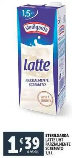 Deco Supermercati Sterilgarda latte uht parzialmente scremato offerta