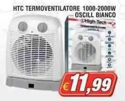 Maury's HTC TERMOVENTILATORE 1000-2000W OSCILL BIANCO offerta