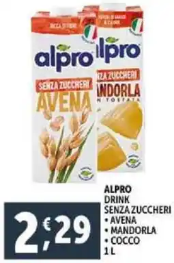 Deco Supermercati ALPRO DRINK SENZA ZUCCHERI offerta