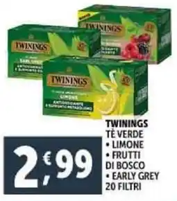 Deco Supermercati Twinings tè verde offerta