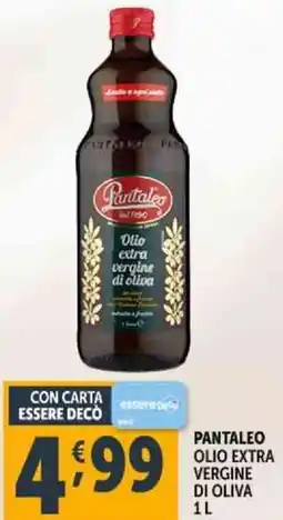 Deco Supermercati Pantaleo olio extra vergine di oliva offerta