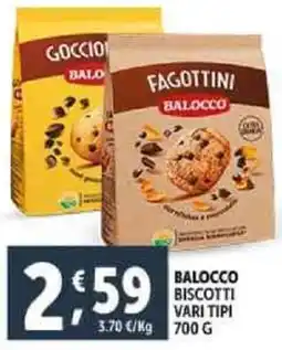 Deco Supermercati BALOCCO BISCOTTI offerta