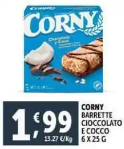 Deco Supermercati Corny barrette cioccolato e cocco offerta