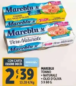 Deco Supermercati Mareblu tonno offerta