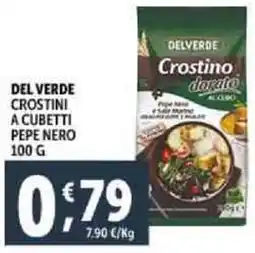 Deco Supermercati Del verde crostini a cubetti pepe nero offerta