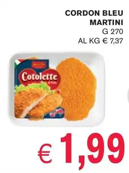 èccoMI Cordon bleu MARTINI offerta