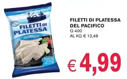 èccoMI Filetti di platessa del pacifico offerta