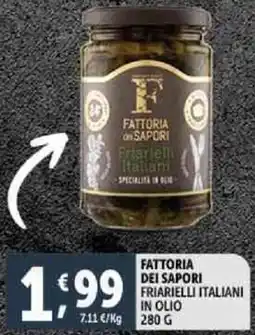 Deco Supermercati Fattoria dei sapori friarielli italiani in olio offerta