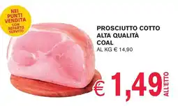 èccoMI Prosciutto cotto alta qualità COAL offerta