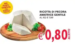 èccoMI Ricotta di pecora amatrice gentile offerta