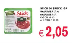 èccoMI Stick di speck igp SALUMERIA & SALUMERIA offerta