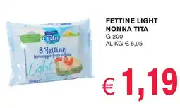 èccoMI Fettine light NONNA TITA offerta