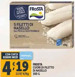 Deco Supermercati Frosta cuori di filetto di nasello offerta