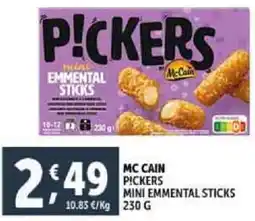 Deco Supermercati Mc cain pickers mini emmental sticks offerta
