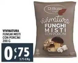 Deco Supermercati Vivinatura funghi misti con porcini offerta