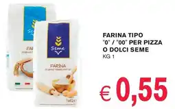 èccoMI Farina tipo "0" / "00" per pizza o dolci seme offerta