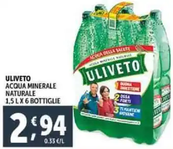 Uliveto acqua minerale naturale