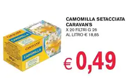 èccoMI Camomilla setacciata CARAVAN'S offerta