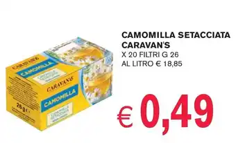 èccoMI Camomilla setacciata CARAVAN'S offerta