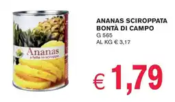 èccoMI Ananas sciroppata bontà di campo offerta