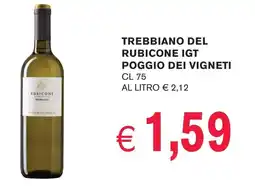 èccoMI Trebbiano del rubicone igt poggio dei vigneti offerta