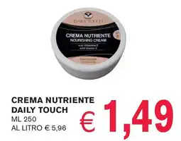 èccoMI Crema nutriente DAILY TOUCH offerta